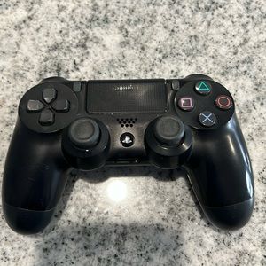 PlayStation controller.